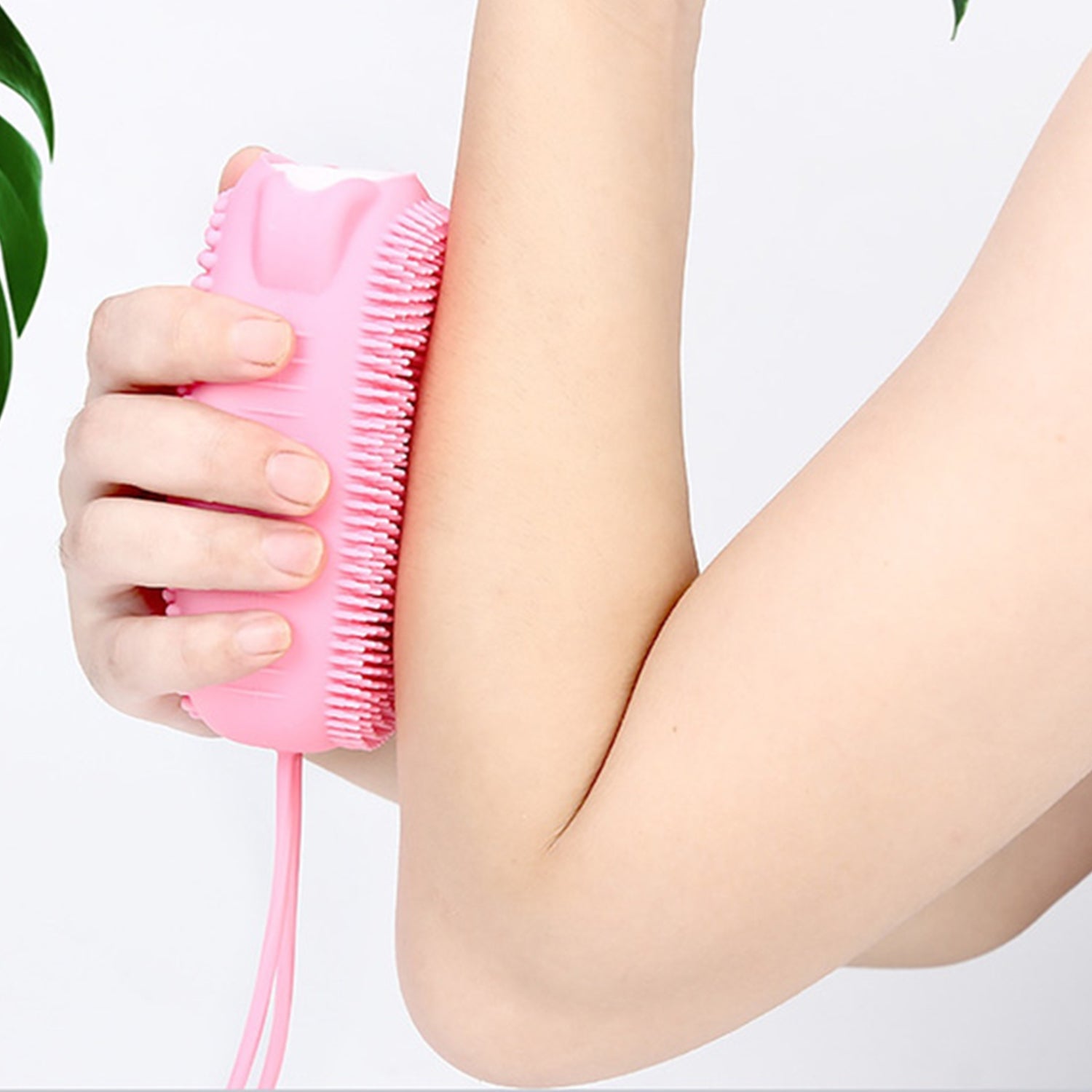 Soft silicone bath brush, bubble design, gentle exfoliation. Soft silicone bath brush, bubble design, gentle exfoliation.